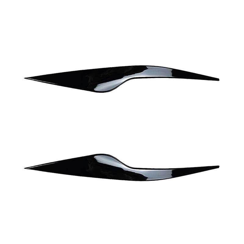 1pair Headlight Eyebrows Trim Cover for Focus Mk2 C307 2008-2011 Head Light Lamp Eyelid Decorative S