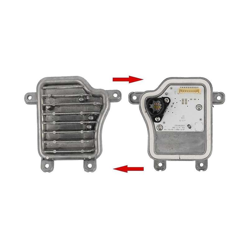 1Pair Headlight LED Module with Heat Sinks 80A998473A 80A998474A for Q5 SQ5 3.0L 2017-2020 DRL Runn