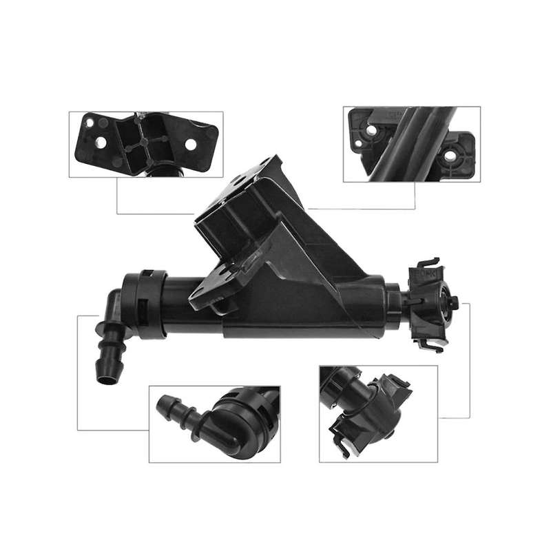 1pair Headlight Washer Nozzle 98671-a2700 98672-a2700 for Ceed 12-17 Car Head Light Lamp Cleaning W