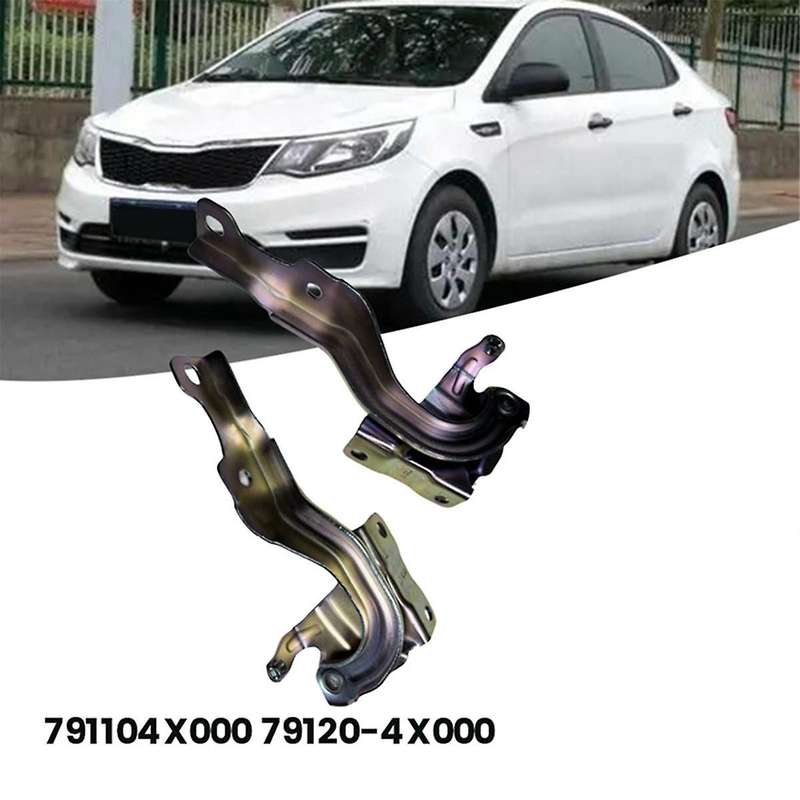 1Pair Hood Hinges Driver & Passenger Side 791104X000 79120-4X000 for K2 1.4L 1.6L 2011-2016 Engine B