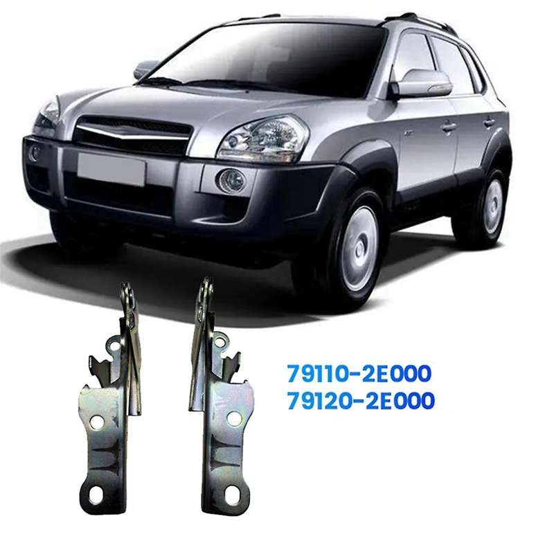 1Pair Hood Hinges Driver & Passenger Side 79110-2E000 79120-2E000 for () 2004-2010 Engine Bonnet Hin
