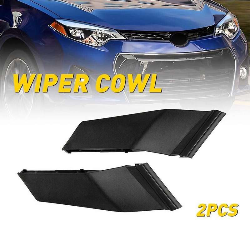 1pair Hood Side Ventila Plate Seal 55084-02250 55083-02010 for 2014-2019 to Cowl Cover Extension