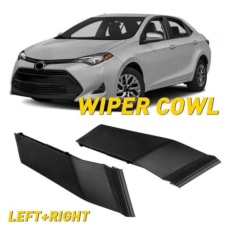 1pair Hood Side Ventila Plate Seal 55084-02250 55083-02010 for 2014-2019 to Cowl Cover Extension