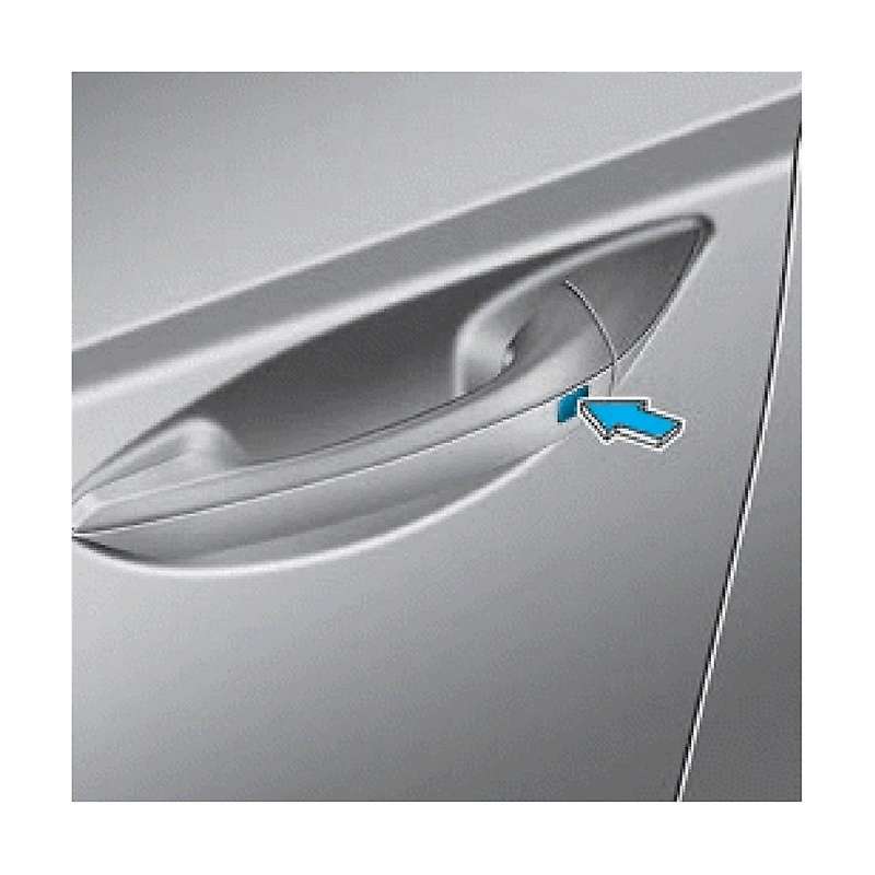 1pair Inductive Exterior Handle Button Key 82651-g2720 82661g2720 for Ioniq 2016-2020 Door Puller S