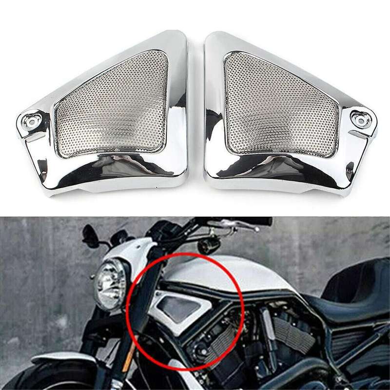 1pair L&r Front Airbox Frame Neck Side Cover for V-rod Vrscd Vrscdx Vrsca 2002-2017, A