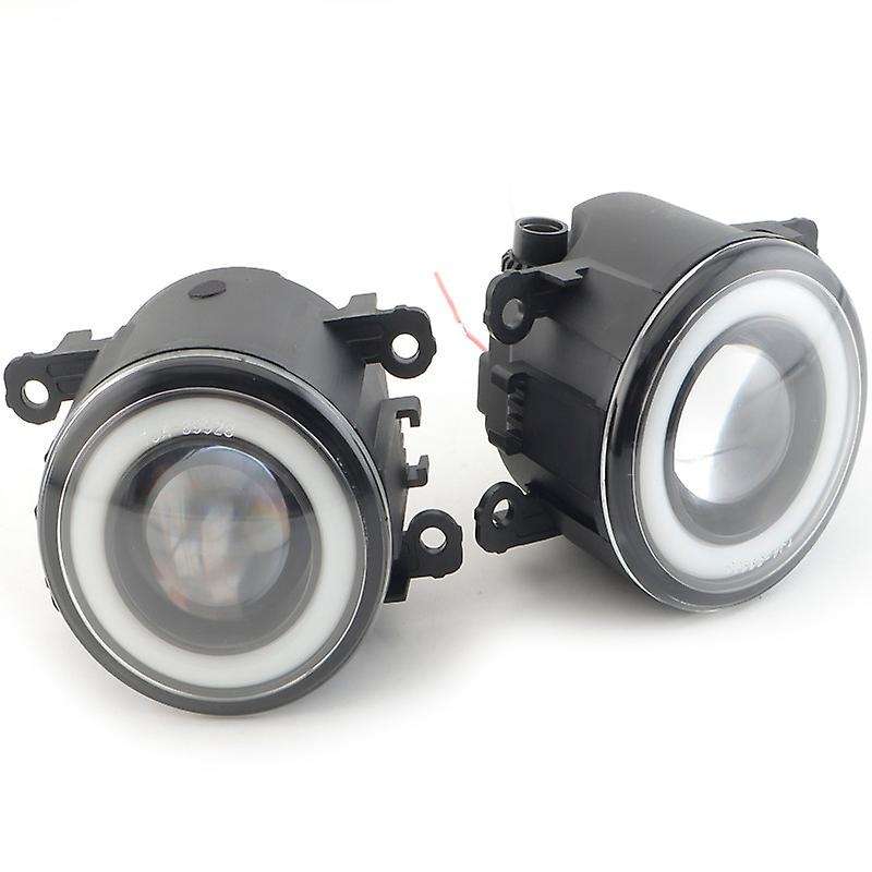1Pair LED Fog Light Angel Eye Daytime Running Lights for Jimny 2018 2019 2020 JB43 Jimny 1998-2017 W