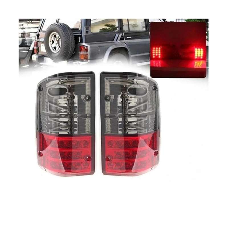 1pair Led Bulb Tail Light Assembly for Patrol 1988-1997 26555-05j00 Rear Bumper Turn Signal Lamp Re