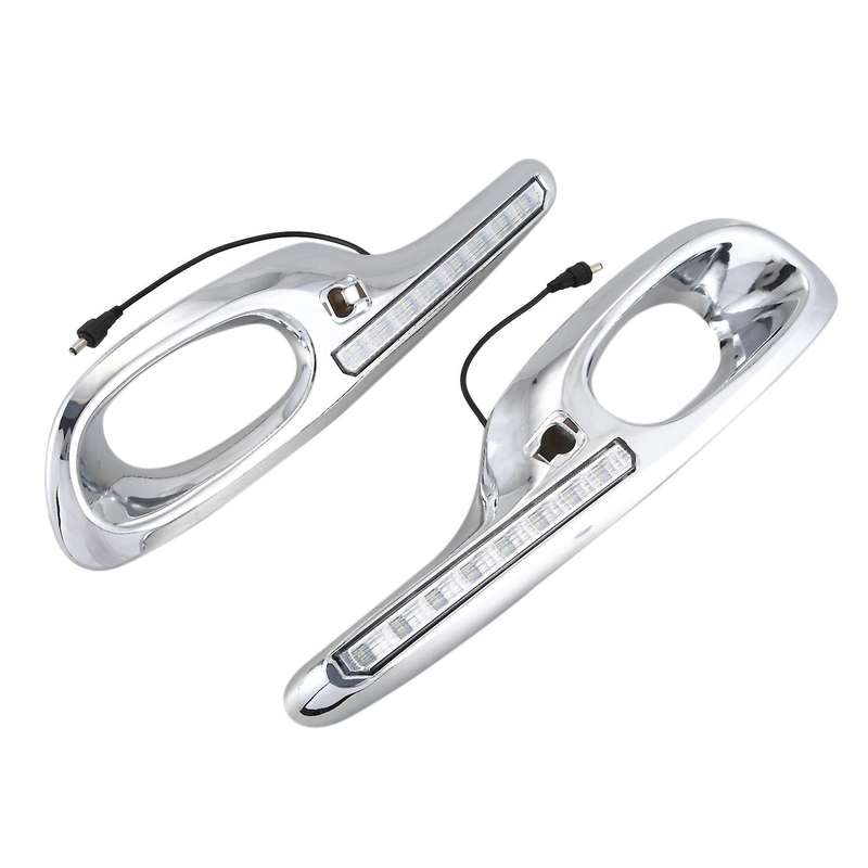 1Pair LED Daytime Running Lights DRL LED Fog Lamp for Fit Jazz 2011-13 1:1