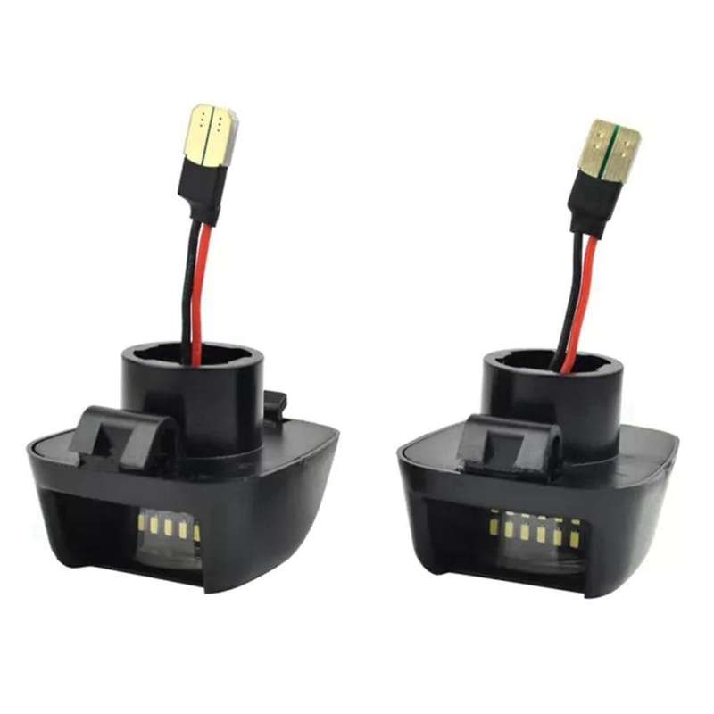 1Pair LED License Plate Lights Rear Light Taillamp for Navara D40 Equator