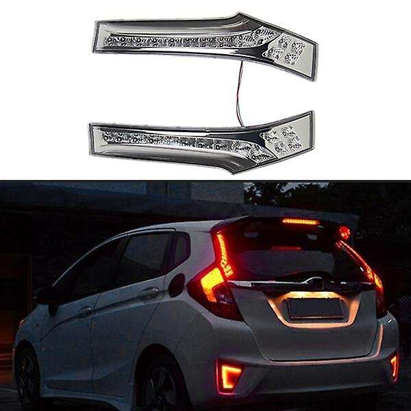 1Pair LED Rear Tail Light Assembly Brake Taillight Stop Parking Tail Lamp Turn Signal Light for Jazz