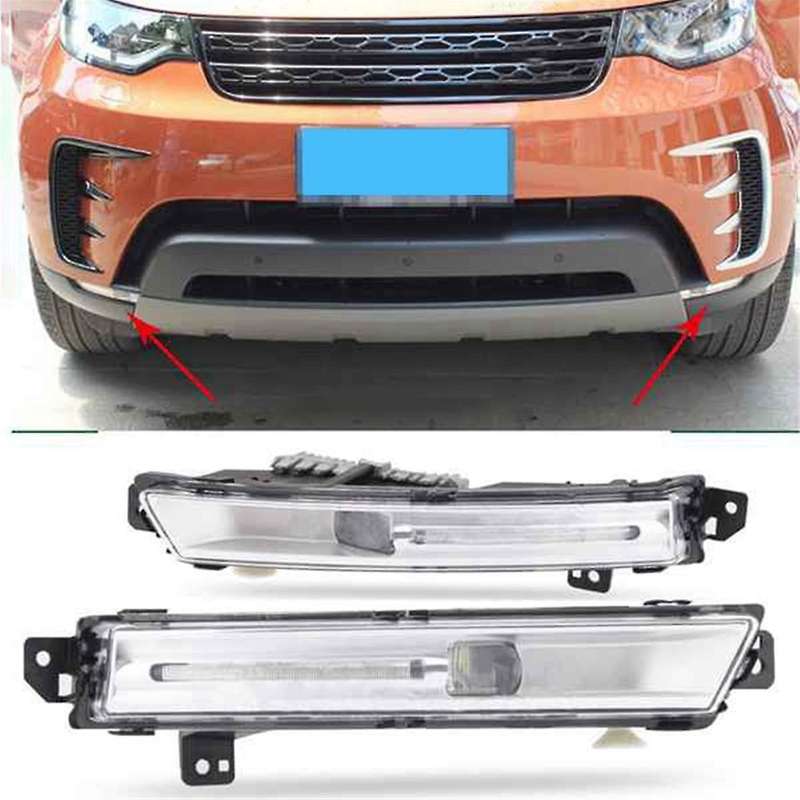 1Pair LED Signal Daytime Light for 5 F-PACE E-PACE Front Bumper Fog Lamp LR082053 LR082056