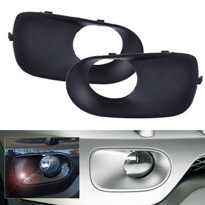 1Pair Left & Right Front Bumper Fog Light Lamp Cover Trim Bezel 51117129299 51117129300 for - X5 E53