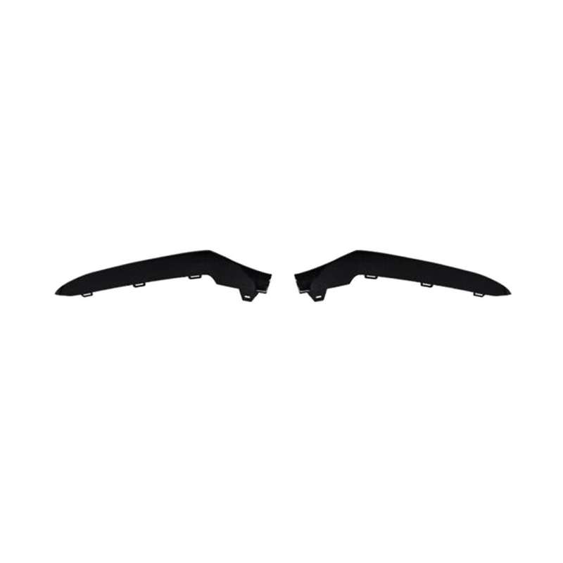 1pair Left+right Front Low Bumper Trim Cover for W212 E-class E350 2014-2016 Black 2128852774 21288