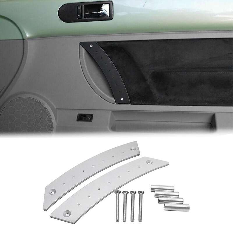 1Pair Metal Door Panel Pull Handle Set for 1998-2010 Interior Door Grab Pull Handles Replacement Si