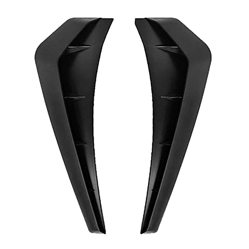 1Pair Matt Black Side ABS 3D Sticker for Vent Air Wing Cover Trim for 10Th 2016-2020