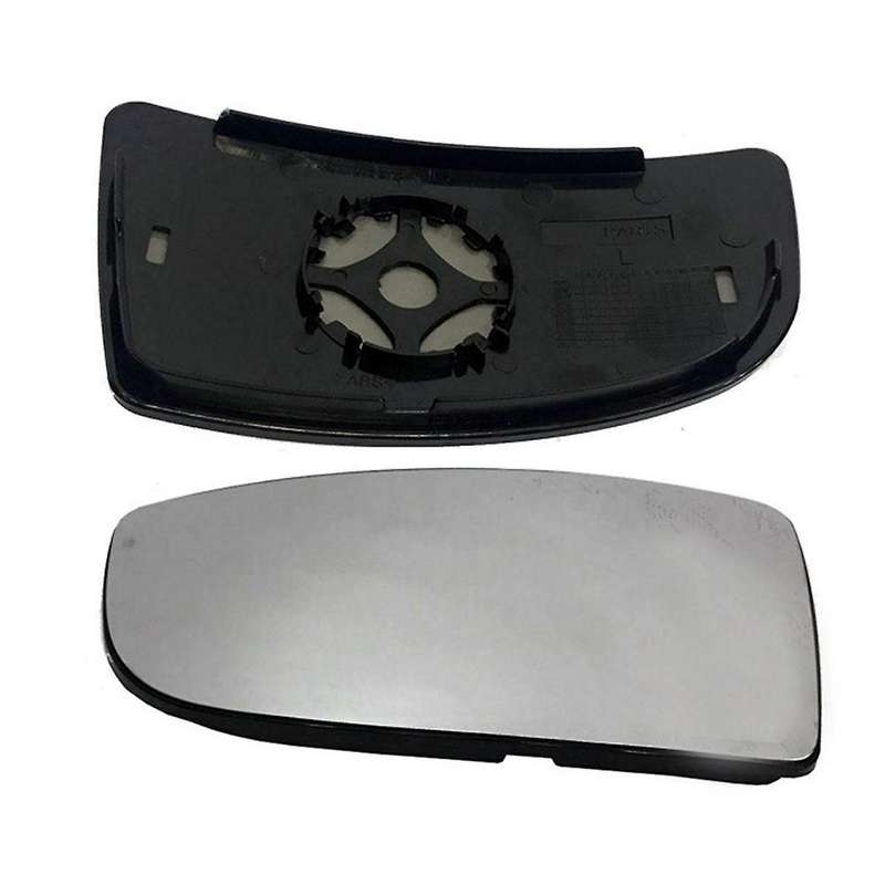 1Pair Lower Side Wing Mirror Glass Rear Veiw Mirror with Backing Plate Left Hand Side for Transit MK