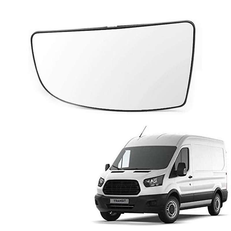 1Pair Lower Side Wing Mirror Glass Rear Veiw Mirror with Backing Plate Left Hand Side for Transit MK