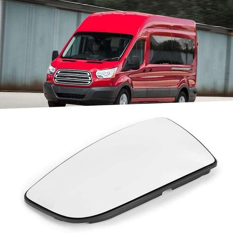 1Pair Lower Side Wing Mirror Glass Rear Veiw Mirror with Backing Plate Left Hand Side for Transit MK