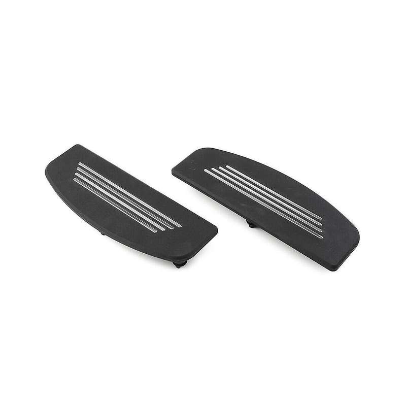 1pair Motorcycle Front Footrest Insert Foot Peg Trim for Street Road Glide Foot Pedal Covers