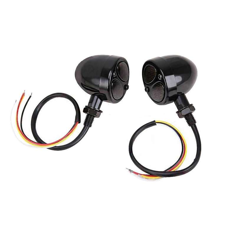 1Pair Motorcycle Turn Signal Indicator Light Motorbike Blinker Headlight Fit for