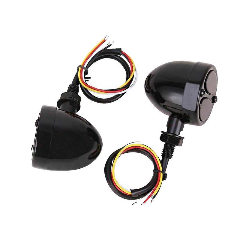 1Pair Motorcycle Turn Signal Indicator Light Motorbike Blinker Headlight Fit for