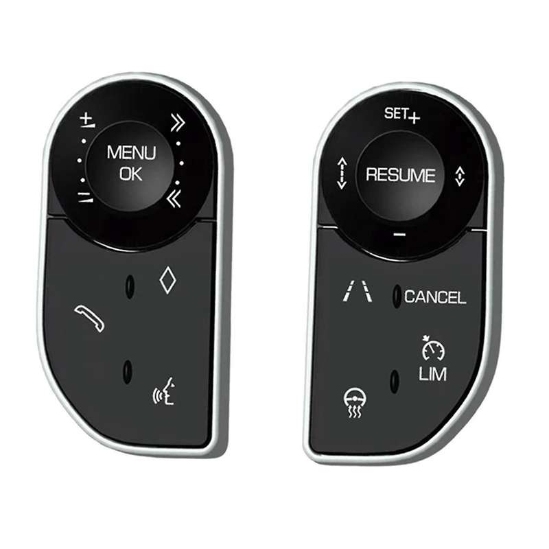 1pair Multifunction Steering Wheel Switch Touch Control Buttons for Range Sport L494 L405 5 Lr5