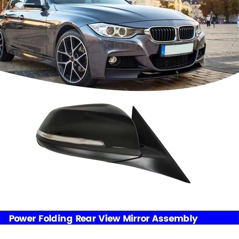 1Pair Power Folding Rear View Mirror Assembly for 3 Series F30 F35 2012-2018 Exterior Door Wing Mirr