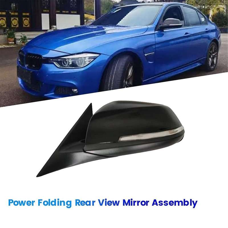 1Pair Power Folding Rear View Mirror Assembly for 3 Series F30 F35 2012-2018 Exterior Door Wing Mirr
