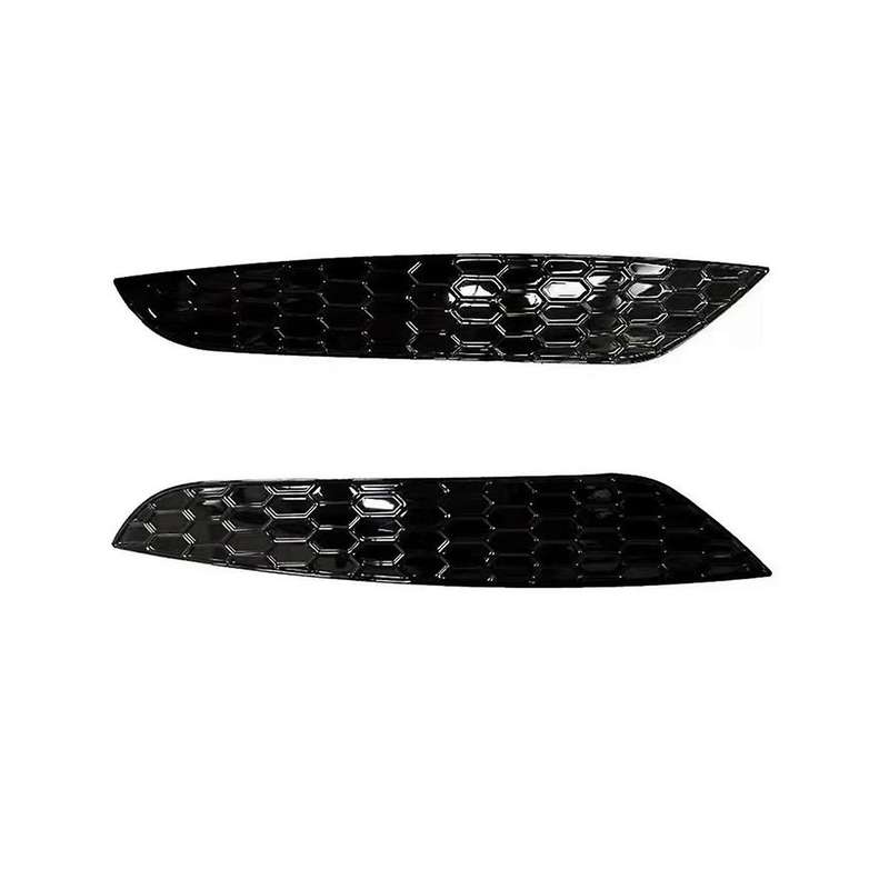 1pair Rear Bar Honeycomb Tail Fog Light Cover Trim Styling for Golf 6 Rear Bumper Reflector Strips