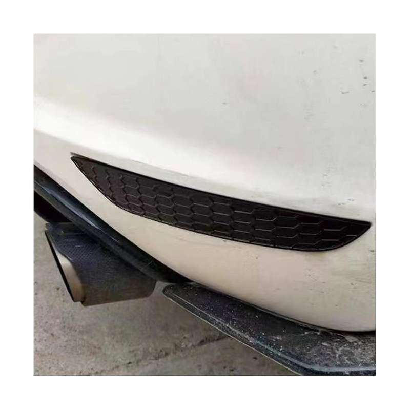 1pair Rear Bar Honeycomb Tail Fog Light Cover Trim Styling for Golf 6 Rear Bumper Reflector Strips