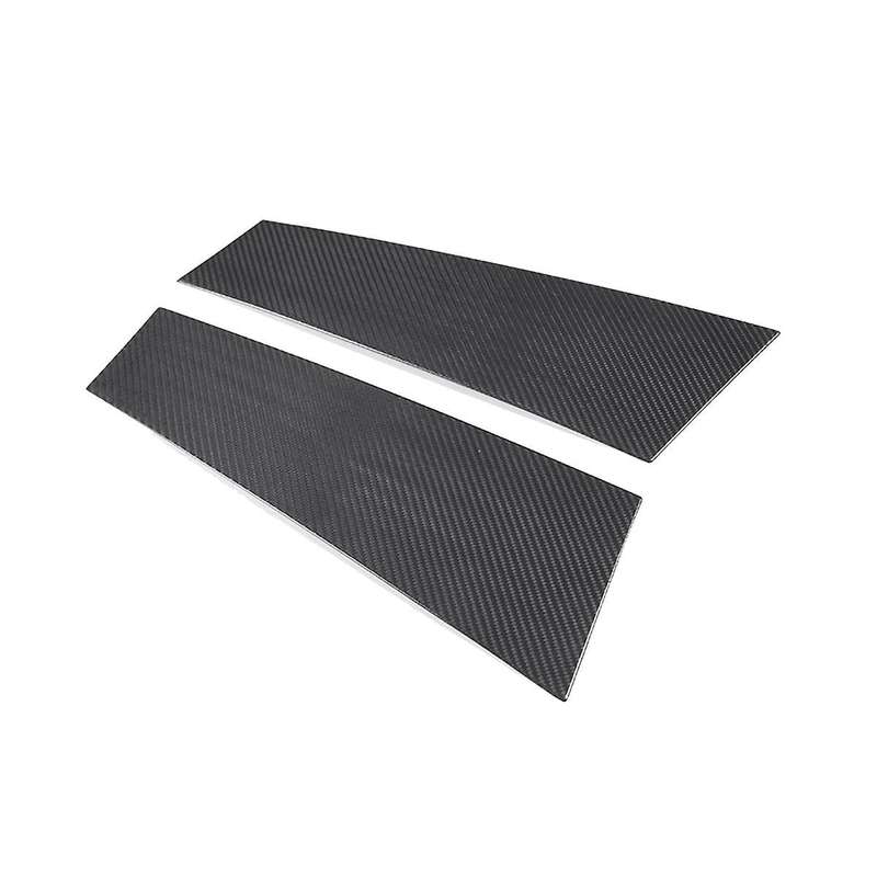 1pair Real Carbon Fibre Centre Pillar Trim Panels for 2022-2023 4 Series 4-door Version Window Colu