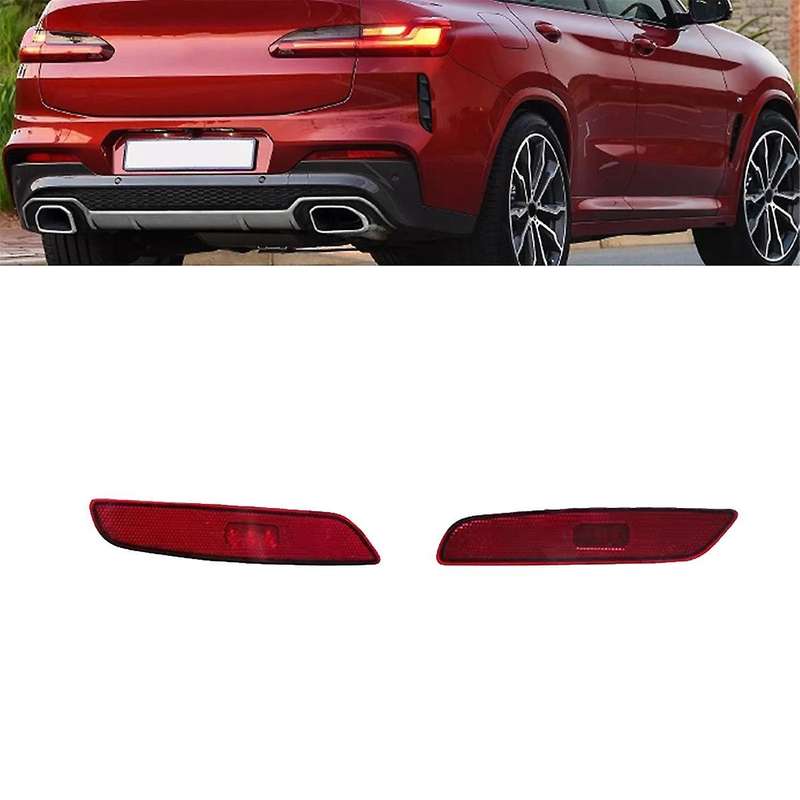 1pair Rear Bumper Led Reflector 63148083837 8083838 for X4 G02 M F98 2021-2024 Fog Light Reflector W