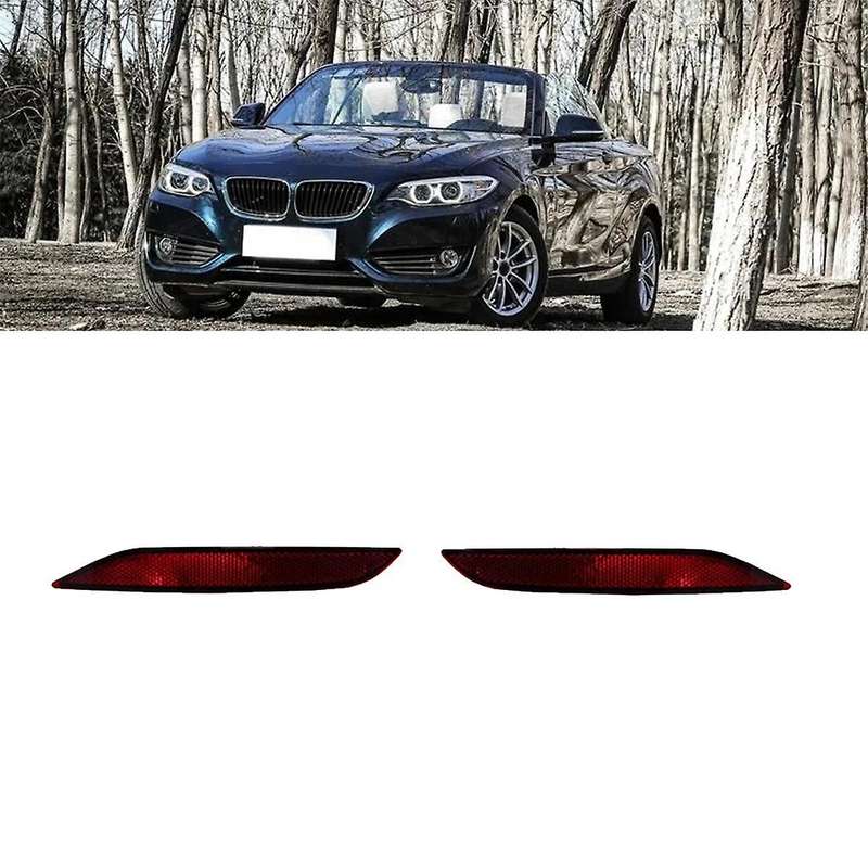 1Pair Rear Bumper Reflector Light Trim 63148075977 63148075978 for 2 Series F44 216D 218I 220D 220DX