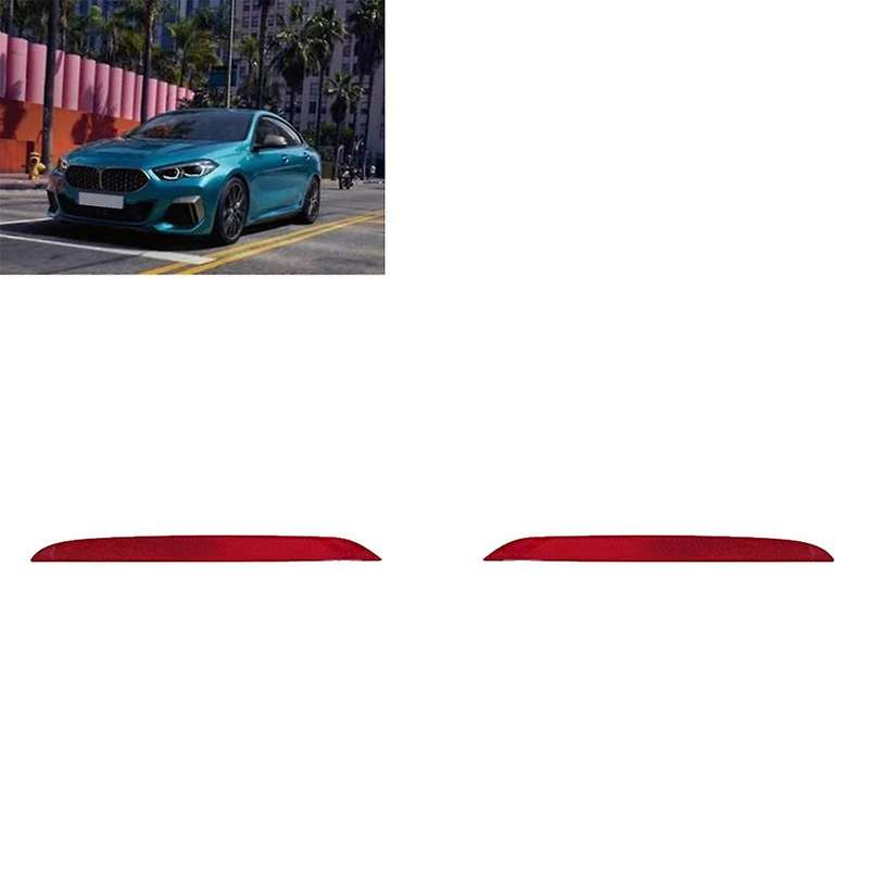1Pair Rear Bumper Reflector Light Trim 63247450639 7450640 for 1 2 Series F40 F22 F23 2017-2024 7295