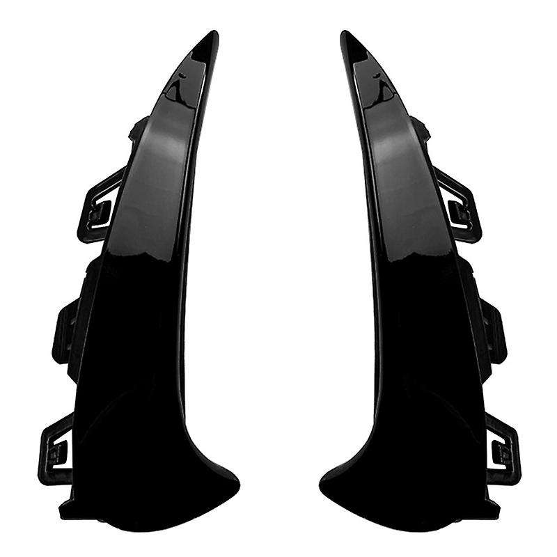 1Pair Rear Bumper Spoiler Canards Splitter Piano Black ABS for  H247 GLA200 GLA35 GLA45S Line 2020+