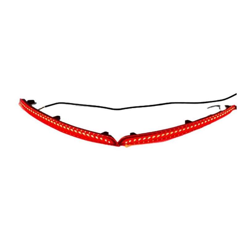 1Pair Rear Bumper Warning Lights LED Rear Fog Lights Brake Light Reflector for