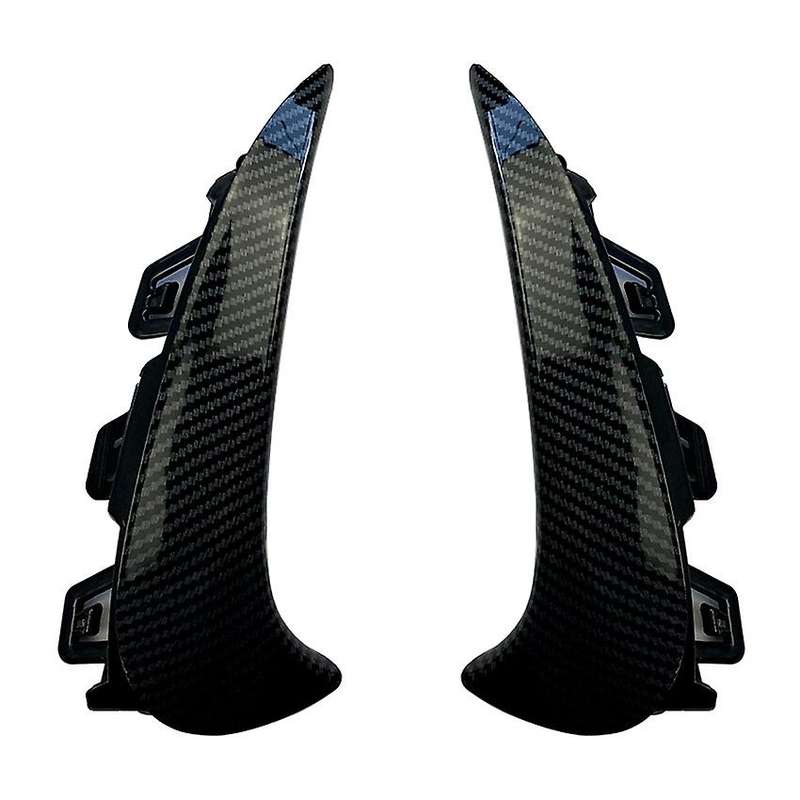 1Pair Rear Bumper Spoiler Canards Splitter Carbon Fiber ABS for - GLA Class H247 GLA200 GLA35 GLA45S
