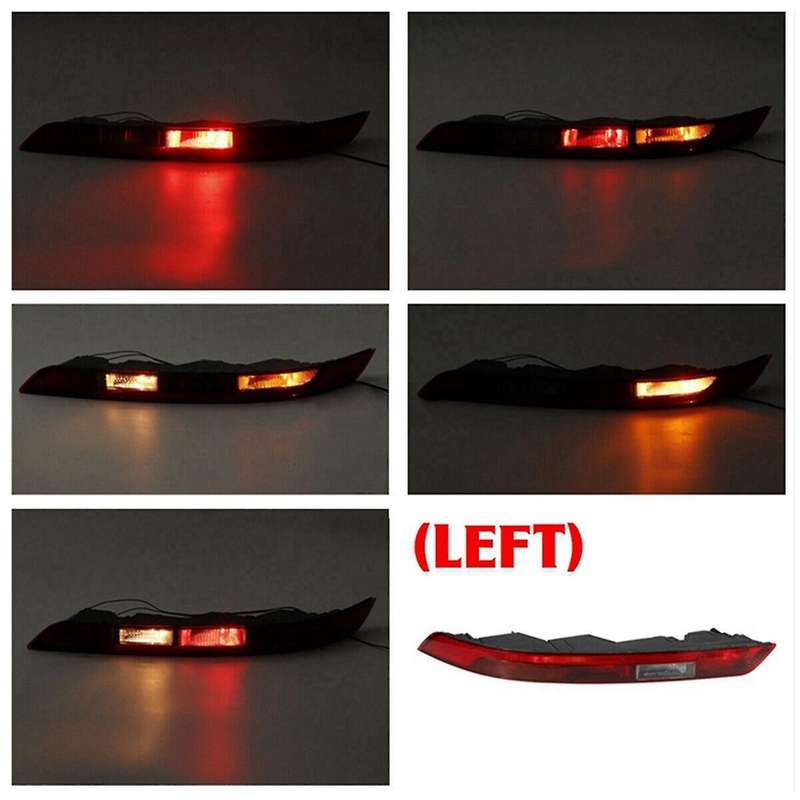 1Pair Rear Bumper Tail Light(LH+RH)Reflector Light Brake Light 80A945069A 80A945070A for Q5 2018-20