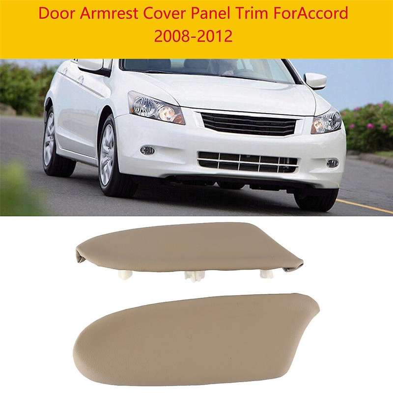1pair Rear Door Armrest Cover 83753--a31zc 83703--a31zc for Accord 08-12 Car Handle Panel Beige