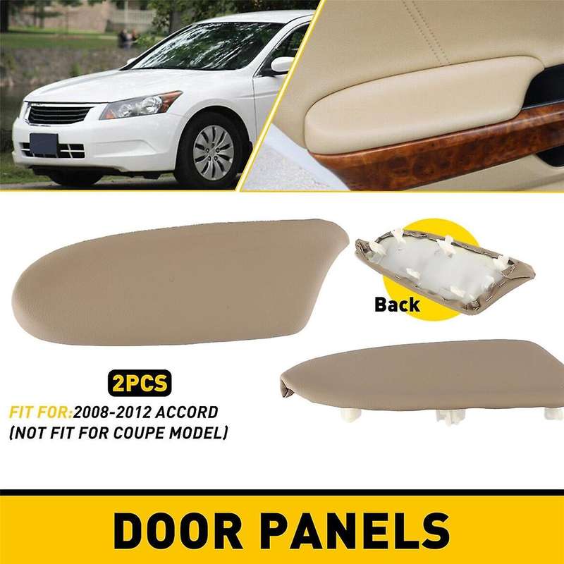1pair Rear Door Armrest Cover 83753--a31zc 83703--a31zc for Accord 08-12 Car Handle Panel Beige