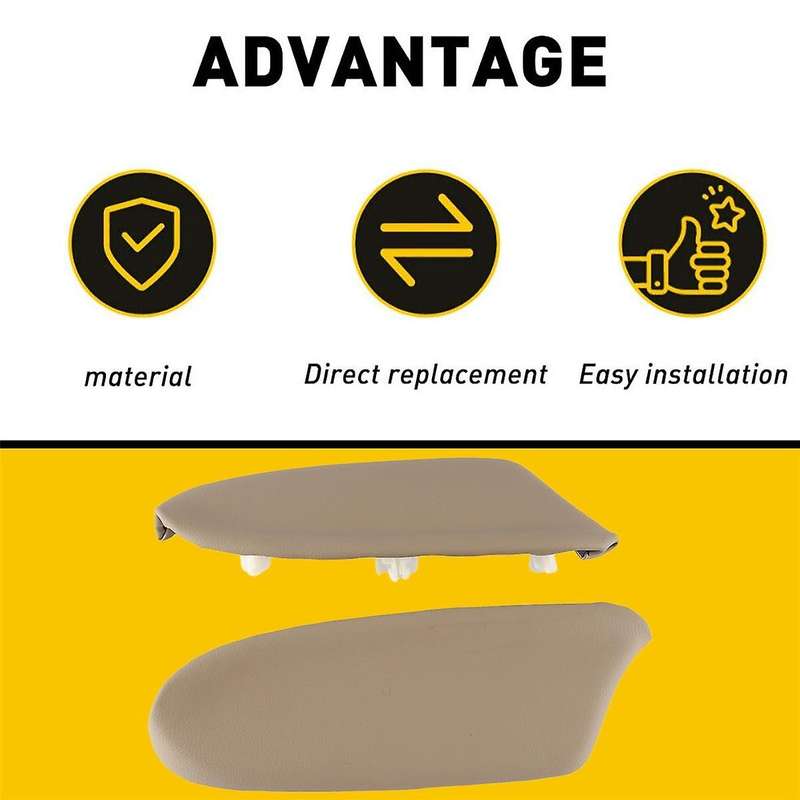 1pair Rear Door Armrest Cover 83753--a31zc 83703--a31zc for Accord 08-12 Car Handle Panel Caps Beig