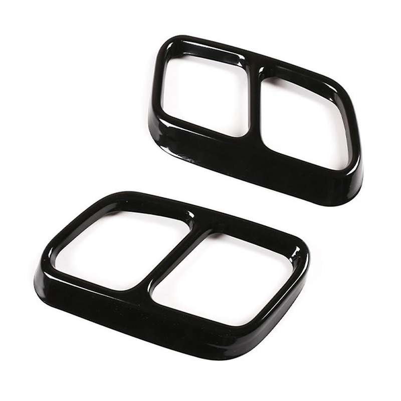 1pair Rear Dual Exhaust Muffler Pipe Cover Trim for X204 W218 2012-2017 Tail Throat Frame A