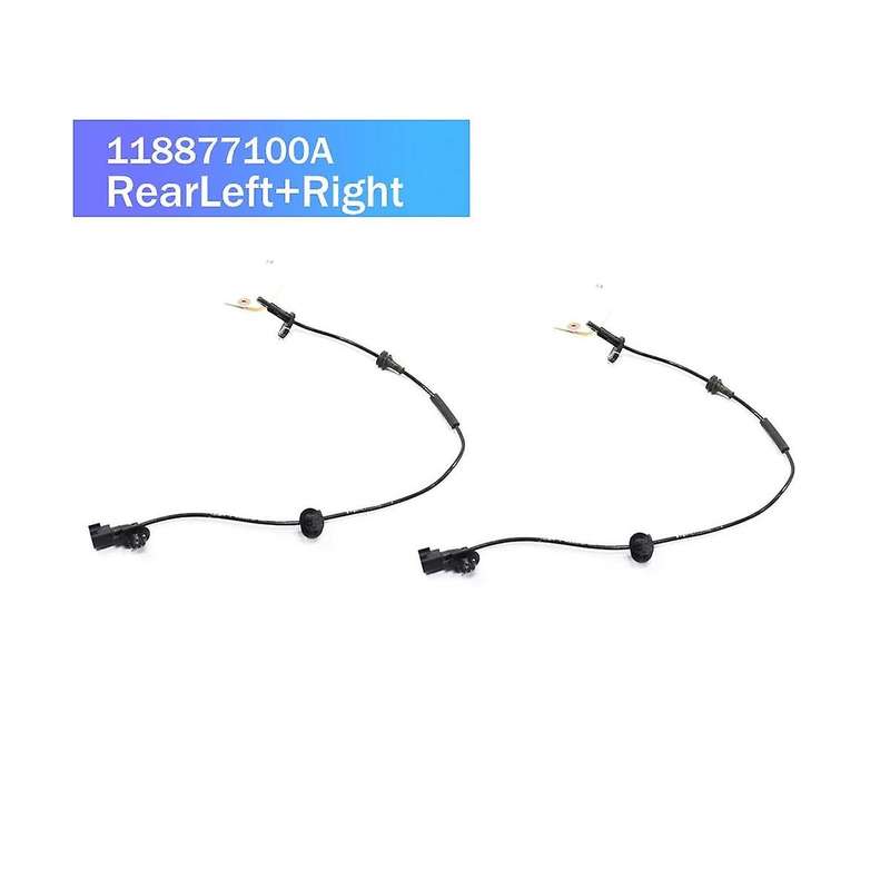 1pair Rear Left+right Wheel Speed Sensor 118877100a for 2017- Model Y 2019-