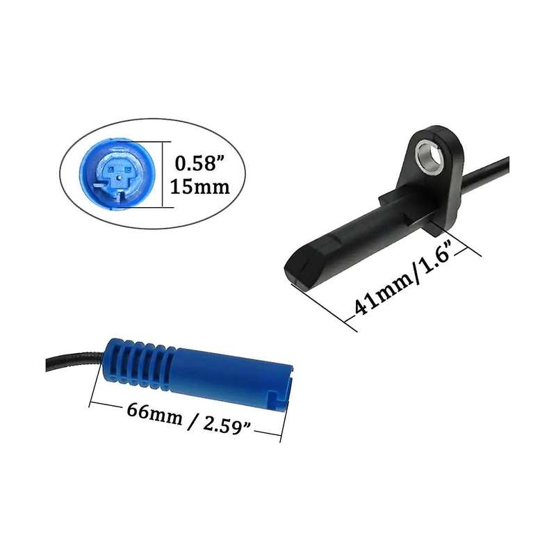 1pair Rear Left Right Abs Wheel Speed Sensor for R55 R56 2007-2015 34526773020