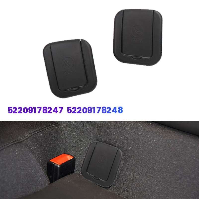 1Pair Rear Seat Restraint Isofix Cover Plate 52209178247 52209178248 for R55 R56 R57 07-15 Seat Fixe