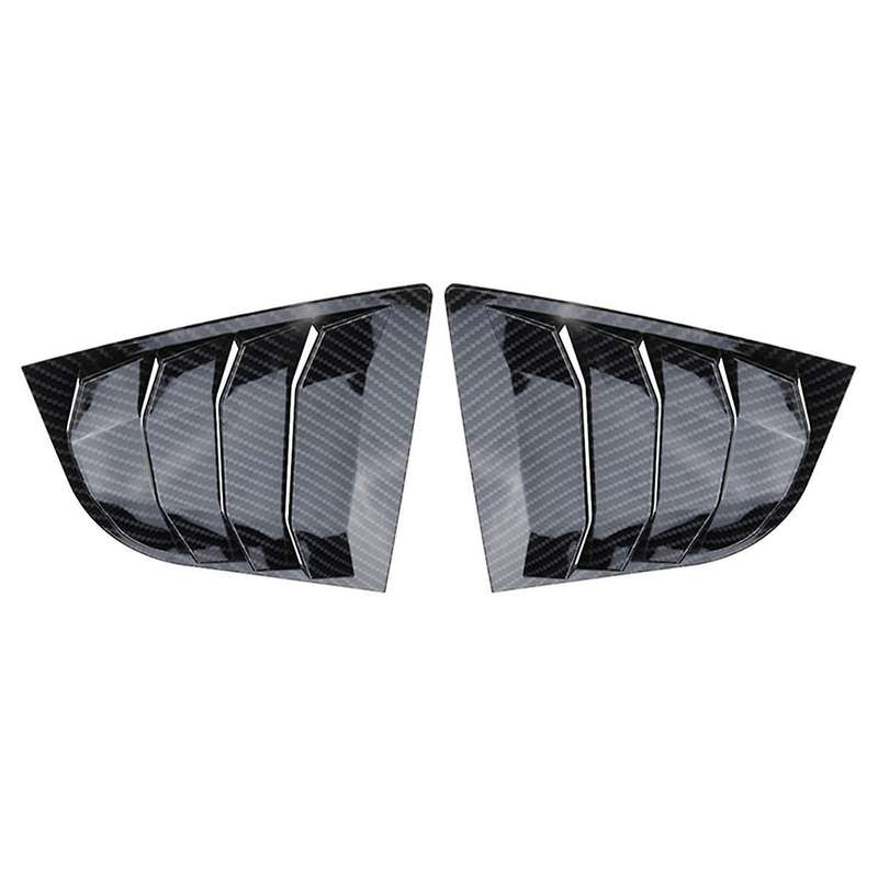 1Pair Rear Side Window Louver Spoiler Panel 1/4 Quarter Cover for Cerato Sedan 2013-2018