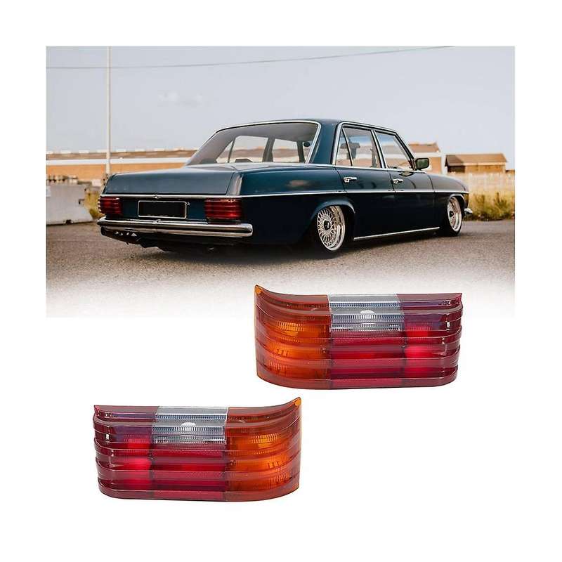 1pair Rear Tail Light Stop Brake Lamp for W115 1976-1984 Car Reverse Signal Turn Lighting without B