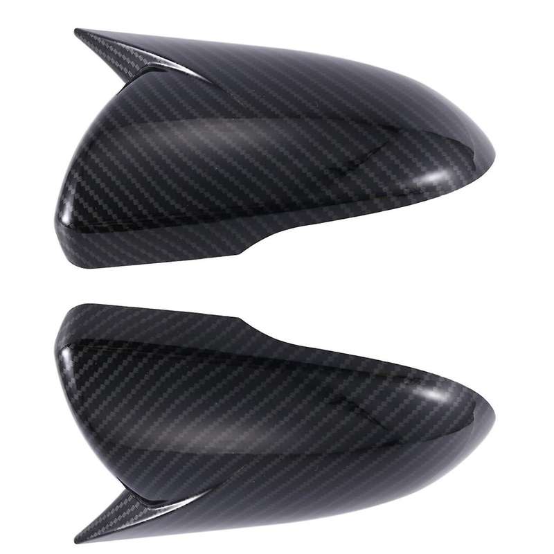 1pair Rear View Mirror Cover Housing Ox Horn Trim Caps for K5 2016-2019 Side Door Mirror Shell Stic