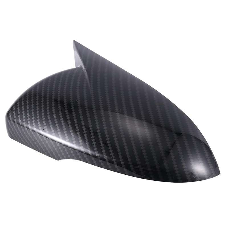 1pair Rear View Mirror Cover Housing Ox Horn Trim Caps for K5 2016-2019 Side Door Mirror Shell Stic