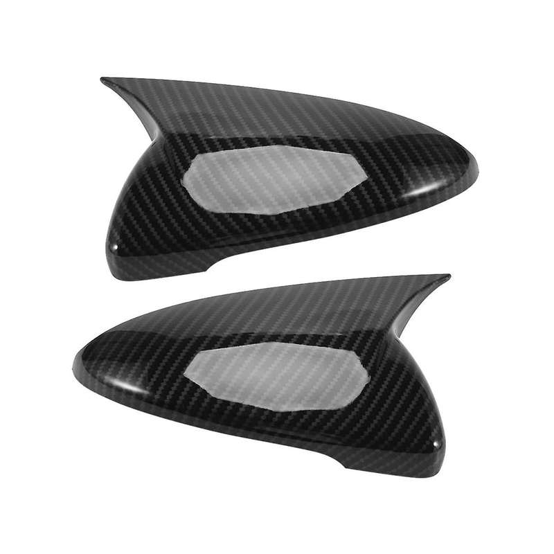 1pair Rearview Mirror Cover for Forte Cerato 2019-2023 Mirror Modified Ox Horn Shell Sticker Carbon